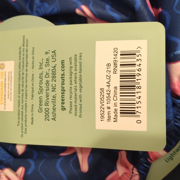 NWT Green Sprouts Eco Snap Swim Diaper - Picture 6 of 6